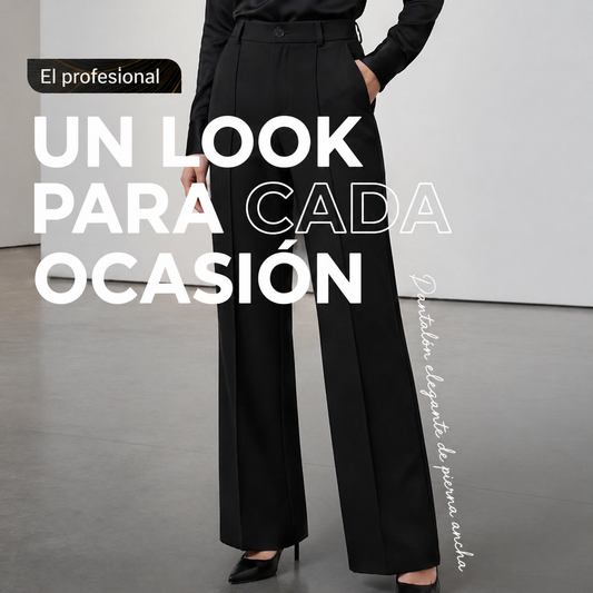 Aurora - Pantalón de traje para mujer de cintura alta
