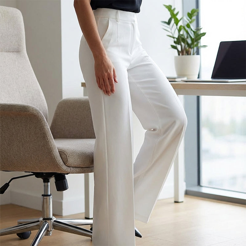 Aurora - Pantalón de traje para mujer de cintura alta