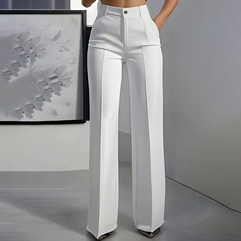 Aurora - Pantalón de traje para mujer de cintura alta