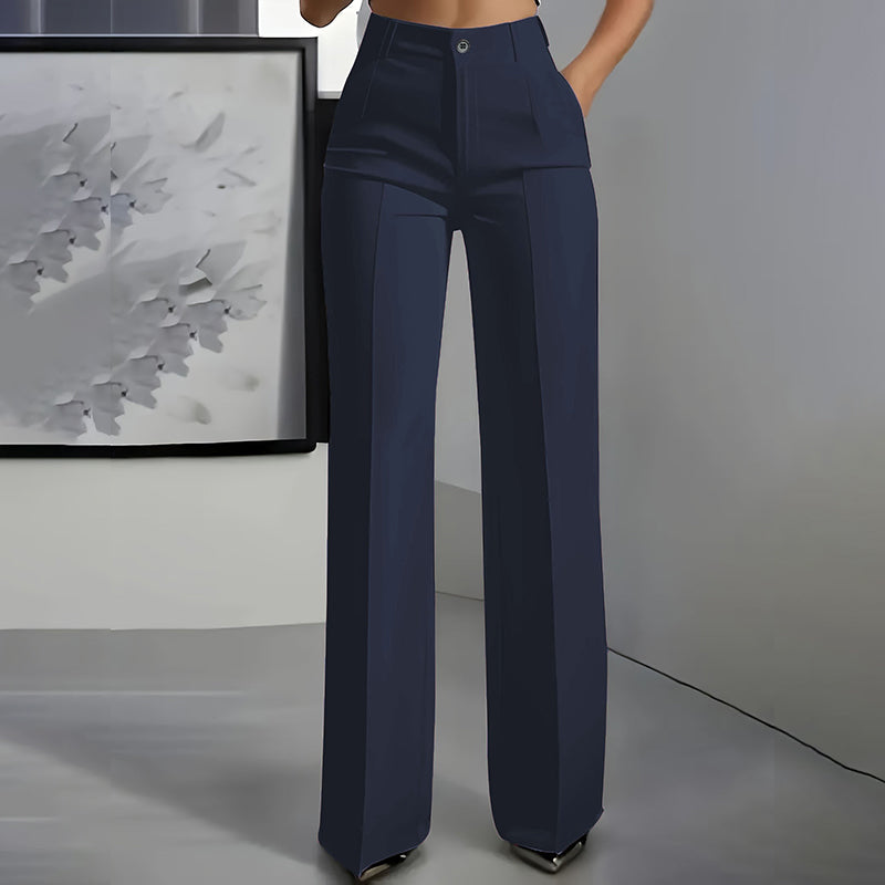 Aurora - Pantalón de traje para mujer de cintura alta