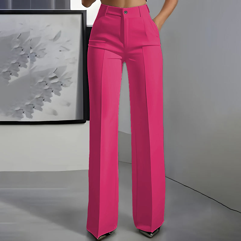 Aurora - Pantalón de traje para mujer de cintura alta