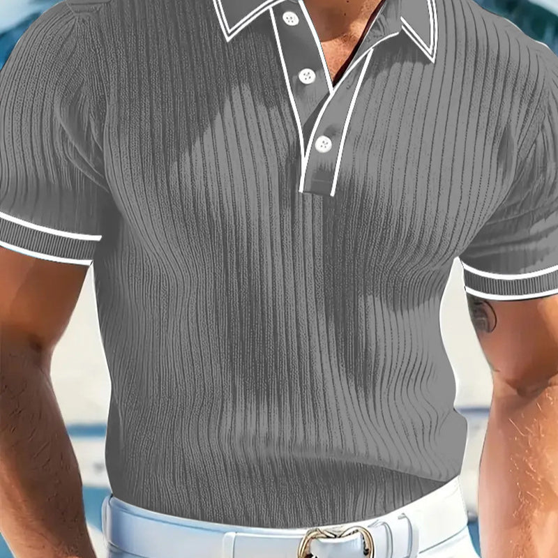 Smith - Polo premium de punto ligero y transpirable